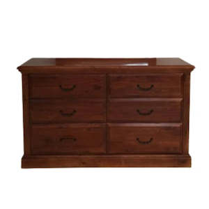 Dressing Table: Marina 6 Drawer Dresser | Lowboy