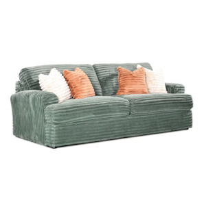 Clearance: Bruno Large 3 Seater Corduroy Sofa - Olive