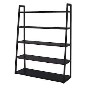 Wall Units Display Cabinets: Cyrus 5 Tier Rack - Black
