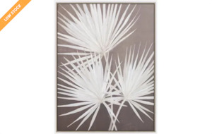 Paradise Framed Canvas - Natural