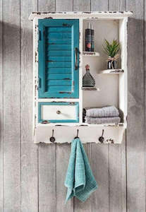 Coat Hanger: Wall Cabinet with Coat Hooks