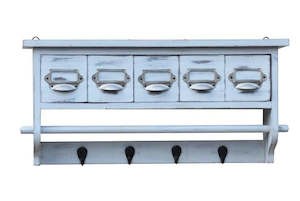 Coat Hanger: Wall Unit with Coat Hooks