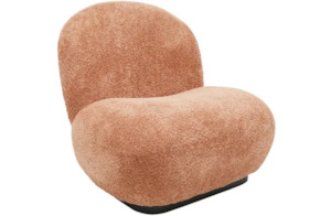 Clearance: Maddie Casual Boucle Chair - Berry