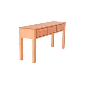 Kansas 3 Drawers Hall Table - Natural