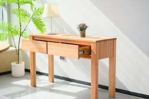 Kansas 2 Drawers Hall Table - Natural