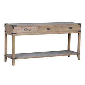 Hall Console Tables: Reclaimed Oak Hall Table - 1600mm