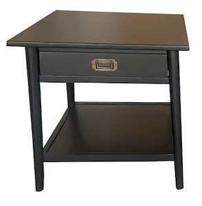 Provence Bedside Table - Black