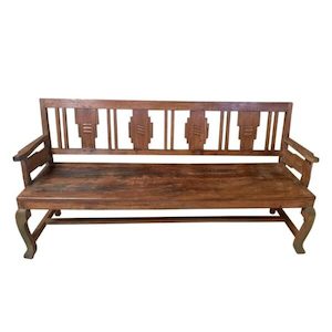 Furniture: Aneik Wooden Bench Seat