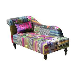Winston Patchwork Chaise Chair