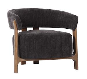 Chairs Bar Stools: Luna Occasional Chair - Steel