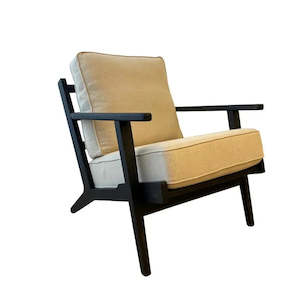 Lodge Armchair - Salt & Pepper