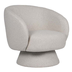 Boston Swivel Chair - Egg Shell