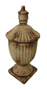 Antique Urn with Lid - indoor/outdoor