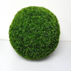 Outdoor Furniture: Artificial Conifer Topiary Ball - 38cm