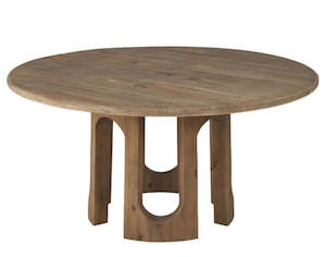 Dining: Kirill Round Dining Table – Reclaimed Pine