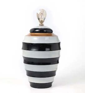 New Arrivals: Monoluxe Lidded Vase - Small