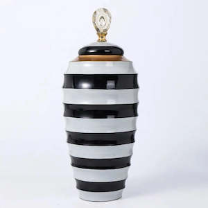 New Arrivals: Monoluxe Lidded Vase - Large
