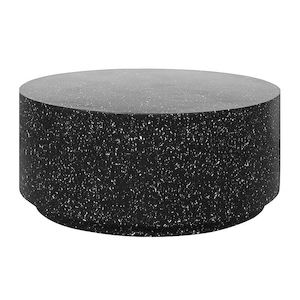 New Arrivals: Theo Round Coffee Table - Black Fleck