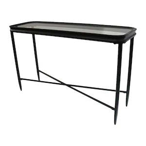 Hall Console Tables: Murcia Console Table - Black
