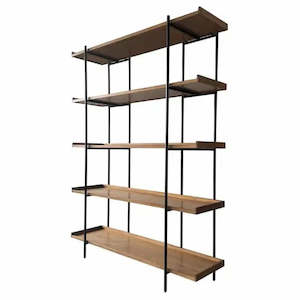 Wall Units Display Cabinets: Fresno Bookcase - Black