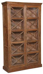 Wall Units Display Cabinets: Manor Wooden Cabinet - Natural