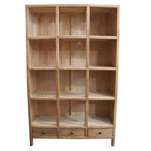 Brasilia Reclaimed Elm Bookcase