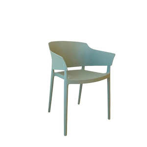 Dining Chairs: Africa Outdoor Dining Chair - Moss Grey - Set/4