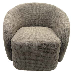 Recliner Swivel Chairs: Daisey Swivel Accent Chair - Caramel & Black