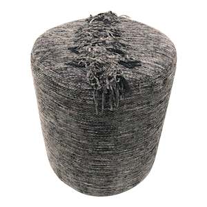 Fringe Stool - Grey