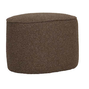 Ottomans Pouf: Chicago Ottoman - Driftwood
