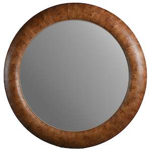 Lombardia Large Framed Oval Wall Mirror - 1520mm