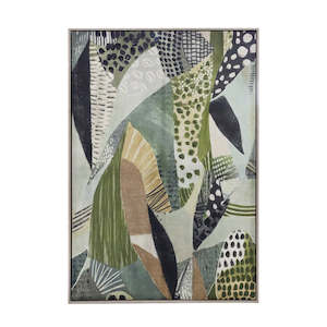 Wilderness Hand Printed Framed Canvas Wall Art