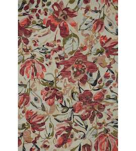 Bella Donna Rug - Ivory / Raspberry