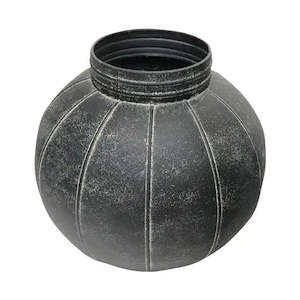 Vases: Metal Vessel Dawn - Black