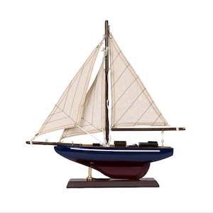 Collectables: Liberty Wooden Yacht Model