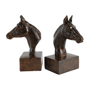Bookends: Brown Horse Bookends