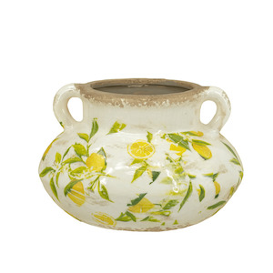 Pots Planters: Lemon & Leaves Planter