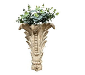 Vintage Wall Planter - Antique Marble