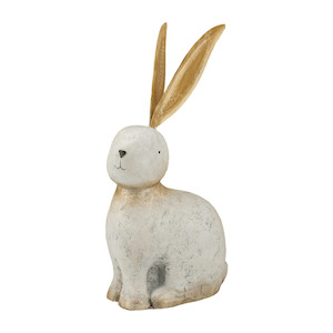 Rabbit W/ Long Ears Statue - Small