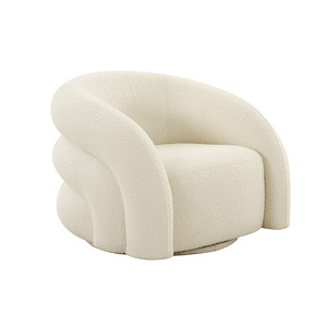 Chicago Swivel Boucle Chair