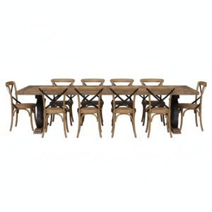 Michigan French Iron Dining Suite - 10 Seater
