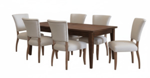 Bosquet Double Extension Dining Suite - 6 Seater