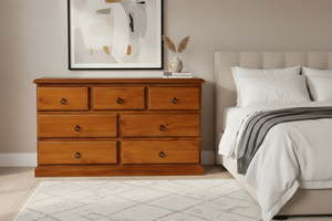 Dressing Table: Scarlett 7 Drawer Lowboy