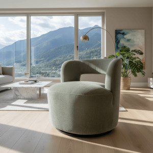 Recliner Swivel Chairs: Bayberry Swivel Chair -Sage