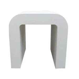 Concrete Asahi Side Table - White