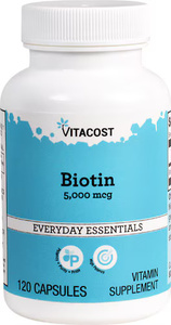 BIOTIN 5000MCG (120 capsules) - Online Health