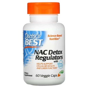 Doctor's Best, NAC Detox Regulators, 60 Veggie Caps - Online Health