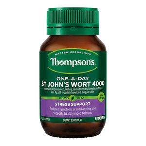 Products: THOMPSON'S ONE-A-DAY ST. JOHNS WORT 4000MG One A Day 60 TABLETS - Online Health