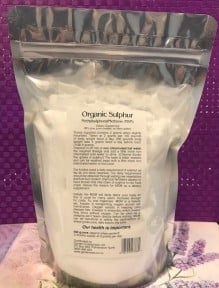 Products: MSM ORGANIC SULPHUR- 500 GRAMS PACK - Online Health