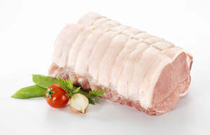 Beef Roast: Pork Roast (tied with string)